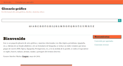 Desktop Screenshot of glosariografico.com